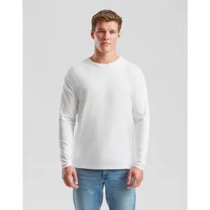 Classic long sleeve T-shirt Fruit of the Loom Iconic 150 image-1