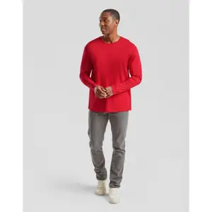 Classic long sleeve T-shirt Fruit of the Loom Iconic 150 image-4