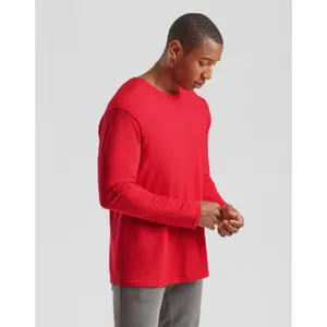 Classic long sleeve T-shirt Fruit of the Loom Iconic 150 image-3