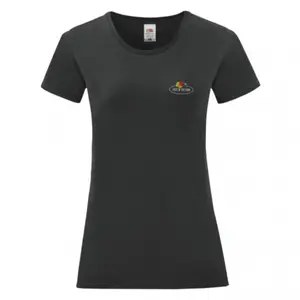 Women's T-shirt Fruit of the Loom Vintage Small Logo Print