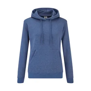 Sweatshirt med huva för kvinnor Fruit of the Loom Classic image-0