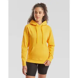 Sweatshirt med huva för kvinnor Fruit of the Loom Classic image-1