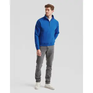 Zip-neck sweatshirt Fruit of the Loom image-2