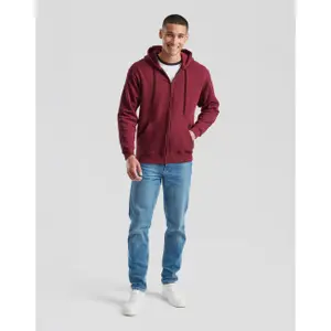 Zip-up hooded jacket Fruit of the Loom Classic image-4