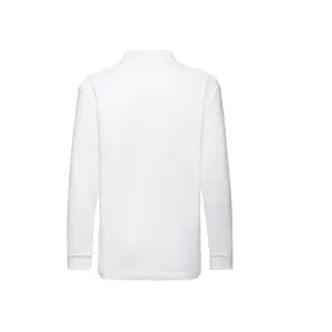 Long sleeve polo for kids Fruit of the Loom 65/35 image-1