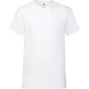 Camiseta con cuello de pico Fruit of the Loom Valueweight 6-066-0 GT image-0