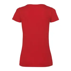 T-shirt da donna con scollo a V Fruit of the LoOm Valueweight 61-398-0 image-1