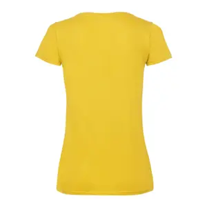 T-shirt med v-ringning för kvinnor Fruit of the Loom Valueweight 61-398-0 image-1