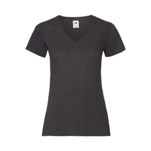 Camiseta de mujer con cuello de pico Fruit of the Loom Valueweight 6-398-0 image-0