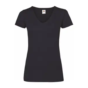 Camiseta de mujer con cuello de pico Fruit of the Loom Valueweight 6-398-0 image-0