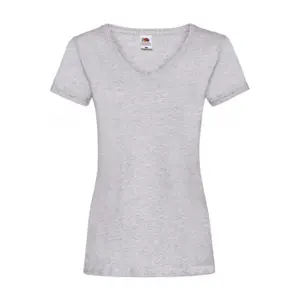 Camiseta de mujer con cuello de pico Fruit of the Loom Valueweight 6-398-0 image-0