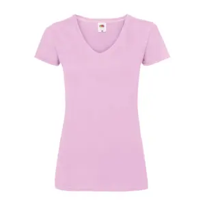 Camiseta de mujer con cuello de pico Fruit of the Loom Valueweight 6-398-0 image-0