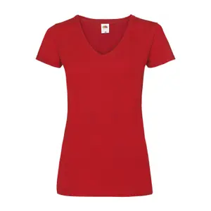 Camiseta de mujer con cuello de pico Fruit of the Loom Valueweight 6-398-0 image-0