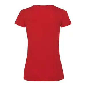 Camiseta de mujer con cuello de pico Fruit of the Loom Valueweight 6-398-0 image-1