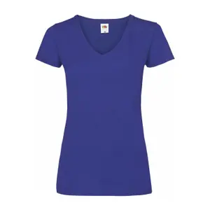 Camiseta de mujer con cuello de pico Fruit of the Loom Valueweight 6-398-0 image-0