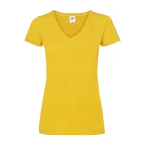 Camiseta de mujer con cuello de pico Fruit of the Loom Valueweight 6-398-0 image-0