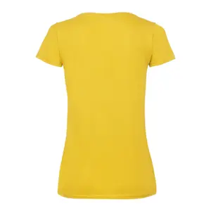 Camiseta de mujer con cuello de pico Fruit of the Loom Valueweight 6-398-0 image-1