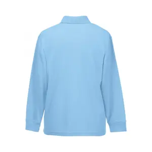 Long sleeve polo for kids Fruit of the Loom 65/35 image-1