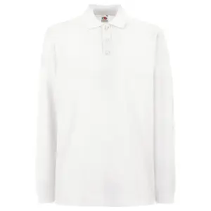 Long sleeve polo shirt Fruit of the Loom Premium 63-310-0 image-0