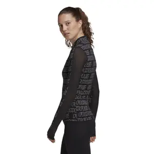 Camiseta feminina adidas Stretchy Half-Zip image-5