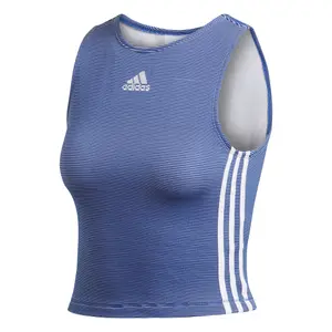 Camiseta de tirantes para mujer adidas Zippable Ribbed image-0