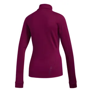 Camiseta de mujer adidas COLD.RDY Mock-Neck Long Sleeve Training image-1