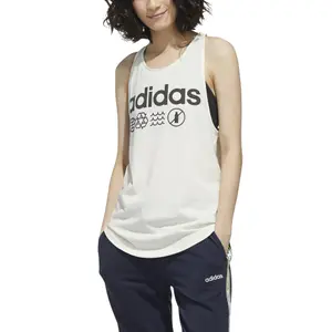 Camiseta de tirantes para mujer adidas Primeblue Core Linear image-1