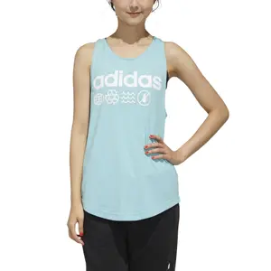 Camiseta de tirantes para mujer adidas Primeblue Core Linear image-1