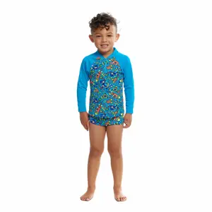 Children's swimsuit Funky Trunks Zippy Rash Ve image-1
