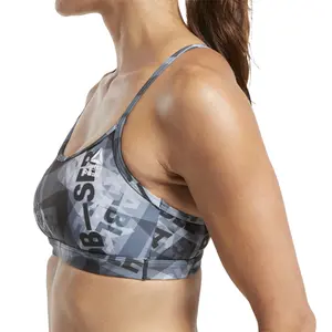 Brassière femme Reebok CrossFit® Skinny Strap Medium-Impact Taped Print image-5