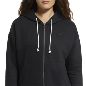 Frauen Kapuzenpullover Reebok Training Essentials Logo image-3