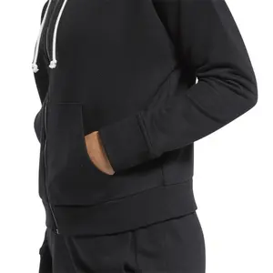 Frauen Kapuzenpullover Reebok Training Essentials Logo image-4