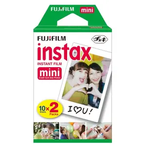 Lot de 20 papiers photo Fujifilm Instax Mini