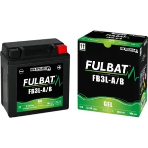 Motorcycle battery Fulbat FB3L-A/B Gel image-1