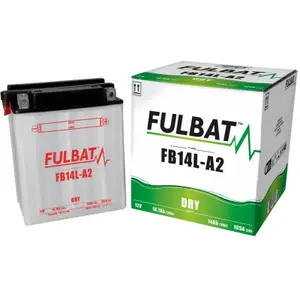 Motorcycle battery Fulbat YB14L-A2 image-1