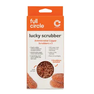 Brosse en cuivre antimicrobiennes Full Circle Lucky Scrubber (x3) image-2