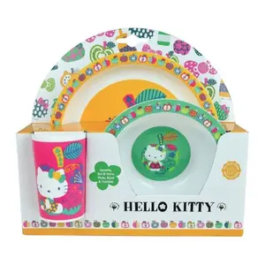Essensset - Teller, Schüssel, Glas Kind Fun House Hello Kitty image-0