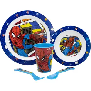 Mikrofale do ponownego użytku talerz Fun House Spiderman image-0
