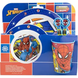 Mikrofale do ponownego użytku talerz Fun House Spiderman image-1
