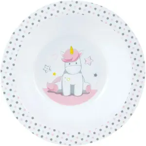 Crockery set, 2 soup plates, 2 cutlery sets and girl plush toy Fun House Licorne image-4