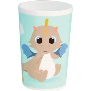 Crockery set 2 glasses, 2 cutlery sets and 2 children's plates Fun House Leon Le Dragon image-2