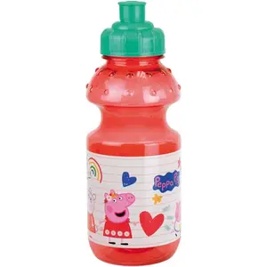 Children's dinnerware set glass soup plate, plate, cutlery and flask Fun House Peppa Pig image-1