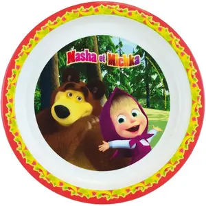 Fun House Masha Et Michka Children's Bowl, Bottle & Plate Set image-1