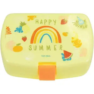 Fun House Fruity's Glass Dinner Set: Soup Plate, Dinner Plate, Bottle, Snack Box & 2 Utensils image-4