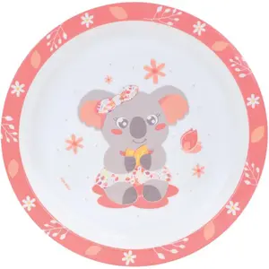Crockery set glass, plate, soup plate, 2 place settings and a child's cuddly toy Fun House Mimi Koala image-2