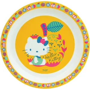 Fun House Hello Kitty Children's Dining Set w/ Soup Plate, Dinner Plate, Bottle, Snack Box & 2 Utensils image-2