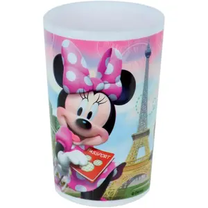 Tableware set glass deep plate, plate, cutlery, water bottle, snack box for girls Fun House Disney Minnie image-4