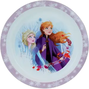 Girls Fun House Disney's Frozen Dining Set w/ Soup Plate, Dining Plate, Bottle, & Sippy Cup image-1