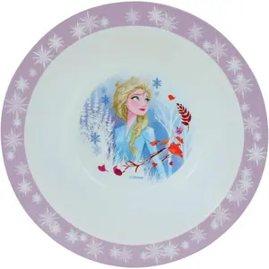 Girls Fun House Disney's Frozen Dining Set w/ Soup Plate, Dining Plate, Bottle, & Sippy Cup image-2