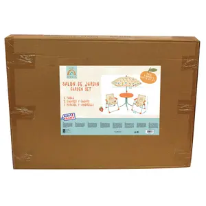 Bord + 2 stole + børneparasol Fun House Fruity's image-3